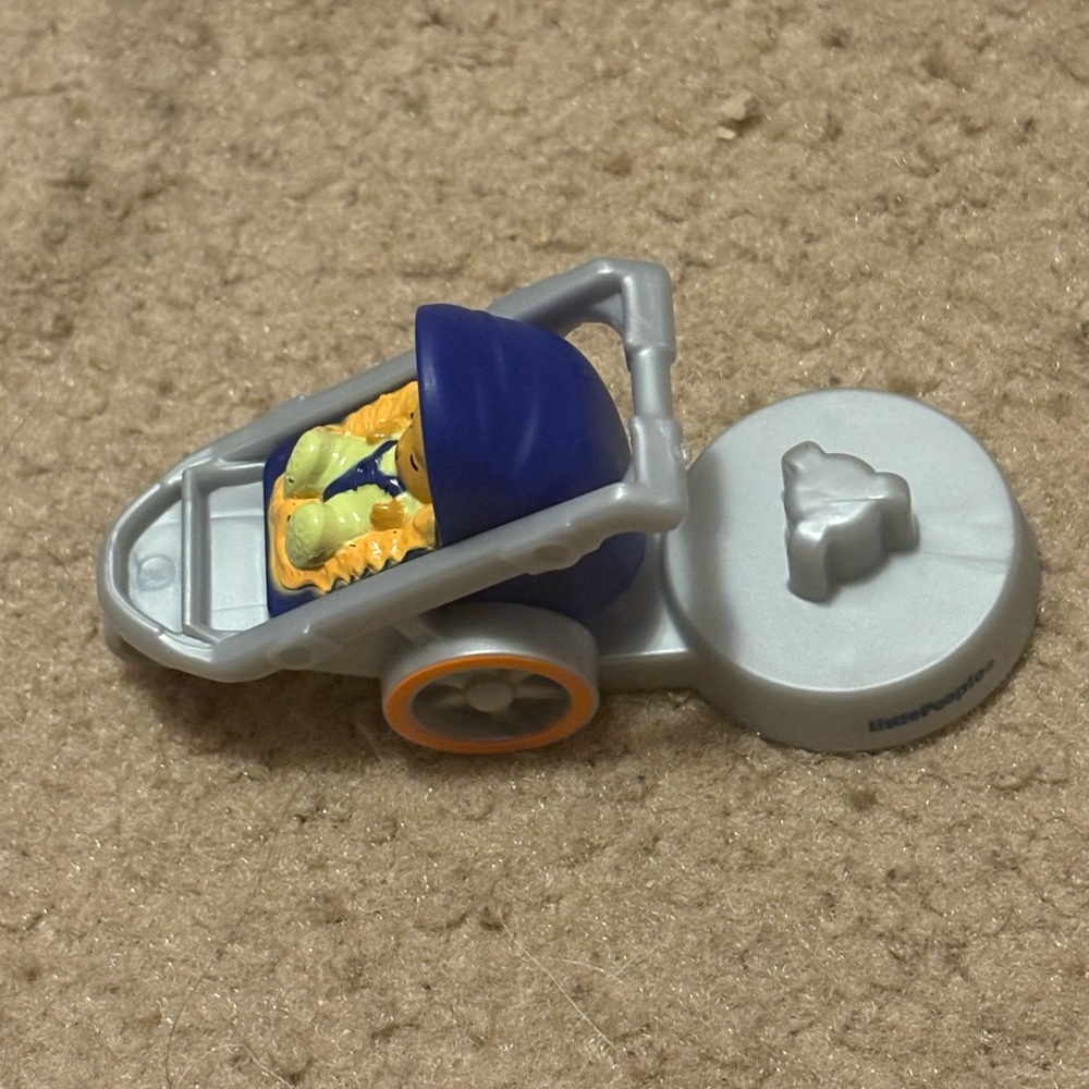 NWOT Little People stroller with non-removable baby